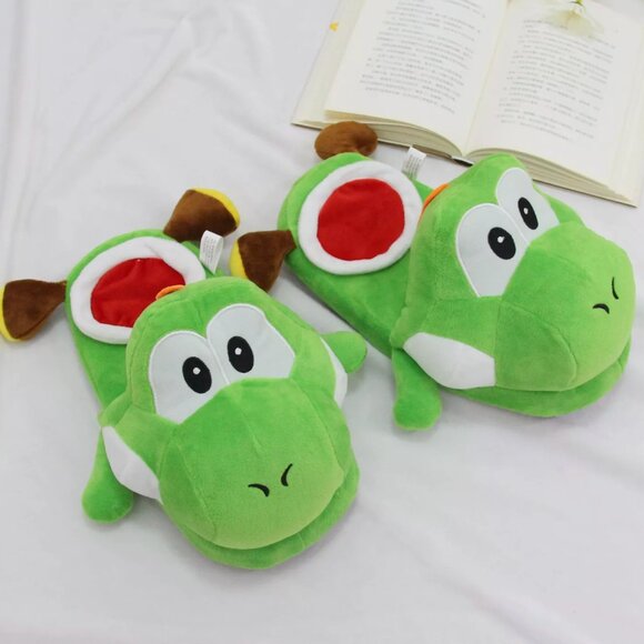 Nintendo - Super Mario - Yoshi Plush Slippers Women/Men - Picture 6 of 12